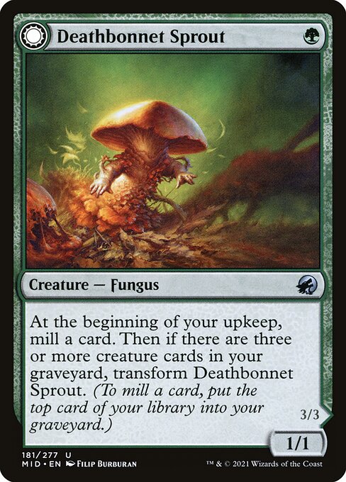 Deathbonnet Sprout // Deathbonnet Hulk (181) [Innistrad: Midnight Hunt]