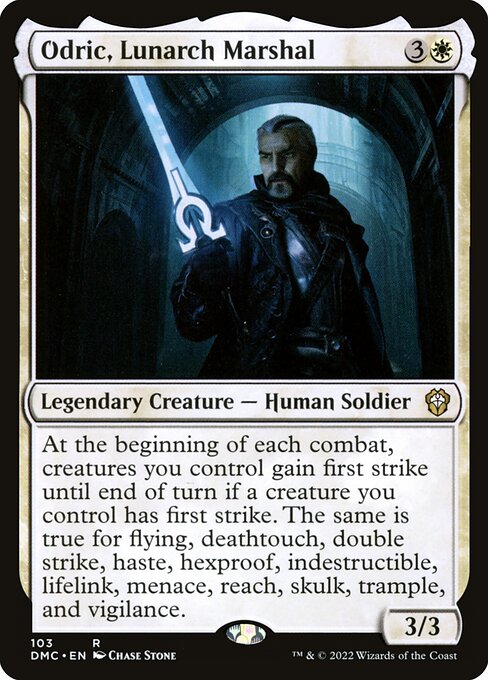 Odric, Lunarch Marshal (103) [Dominaria United Commander]