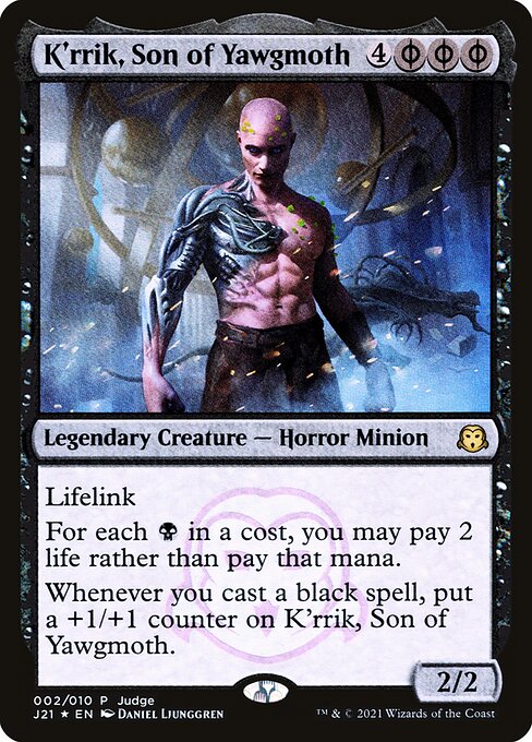 K'rrik, Son of Yawgmoth (2) [Judge Gift Cards 2021]