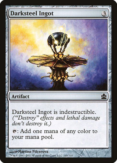 Darksteel Ingot (245) [Commander 2011]