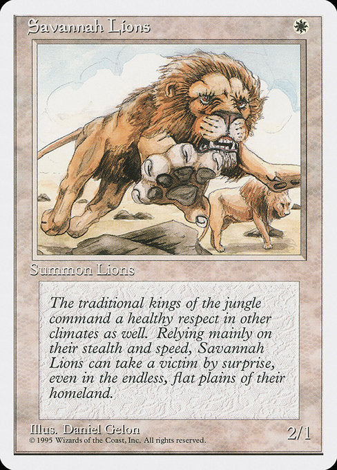 Savannah Lions (48) [Fourth Edition]