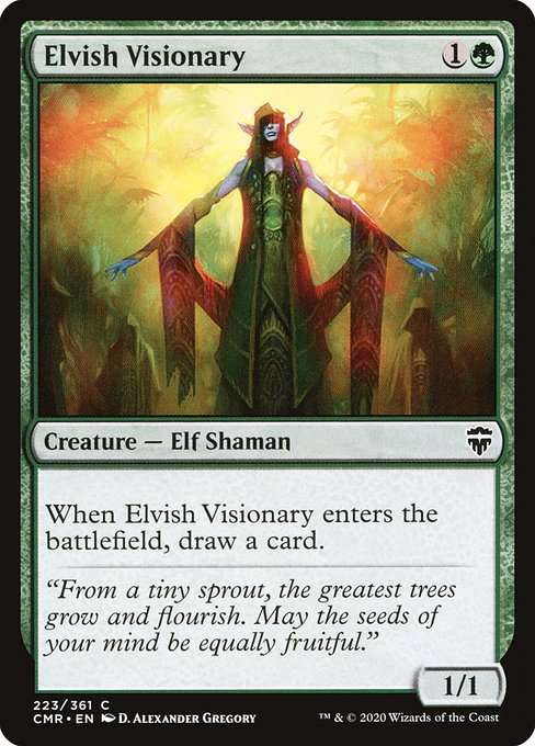 Elvish Visionary (223) [Commander Legends]