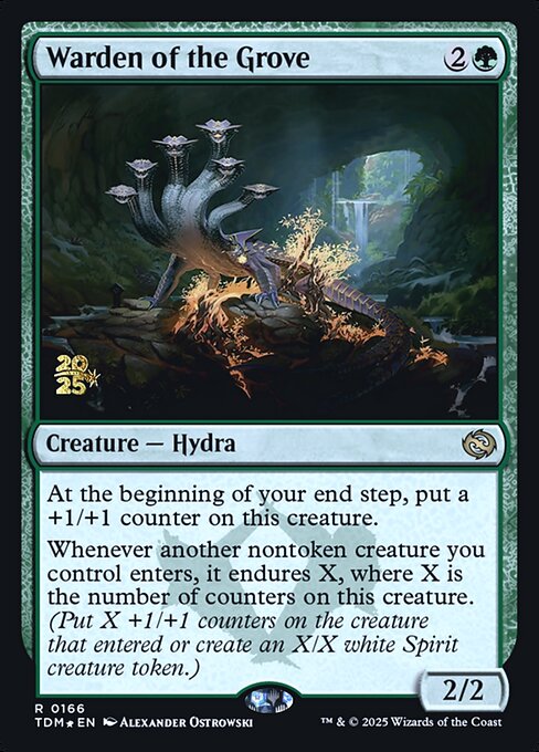 Warden of the Grove (166s) [Tarkir: Dragonstorm Promos]