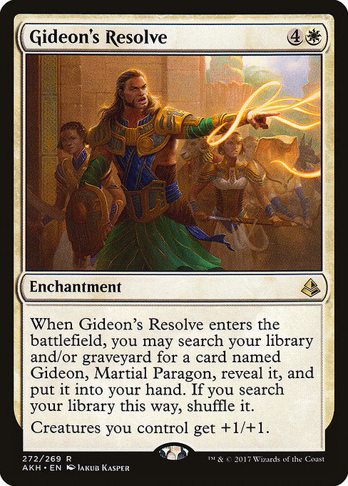 Gideon's Resolve (272) [Amonkhet]