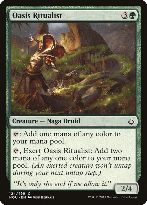 Oasis Ritualist (124) [Hour of Devastation]