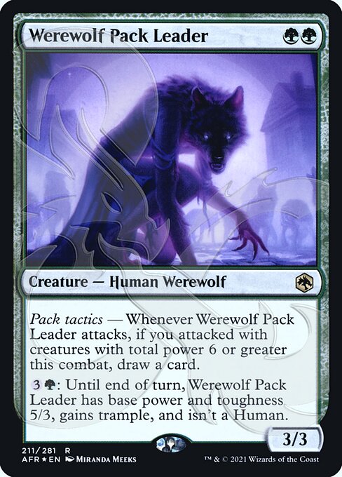 Werewolf Pack Leader (211a) [Adventures in the Forgotten Realms Promos]