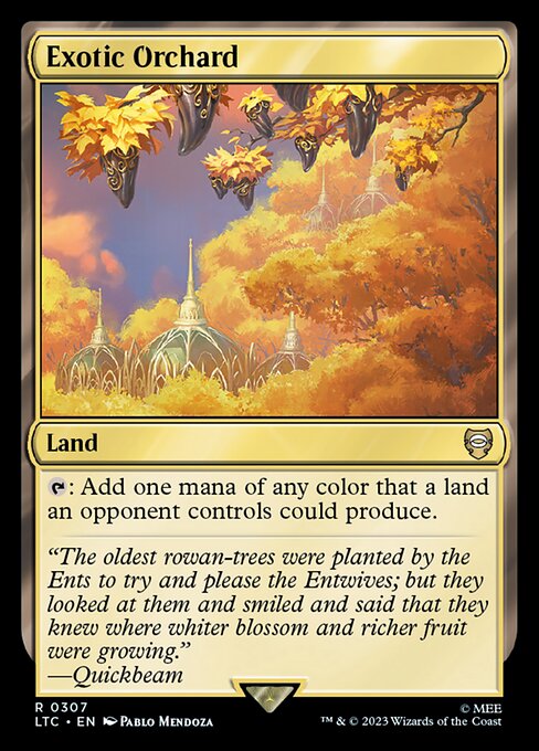 Exotic Orchard (307) [Tales of Middle-earth Commander]