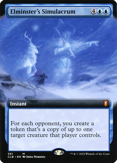 Elminster's Simulacrum (561) [Commander Legends: Battle for Baldur's Gate] [Extended Art]