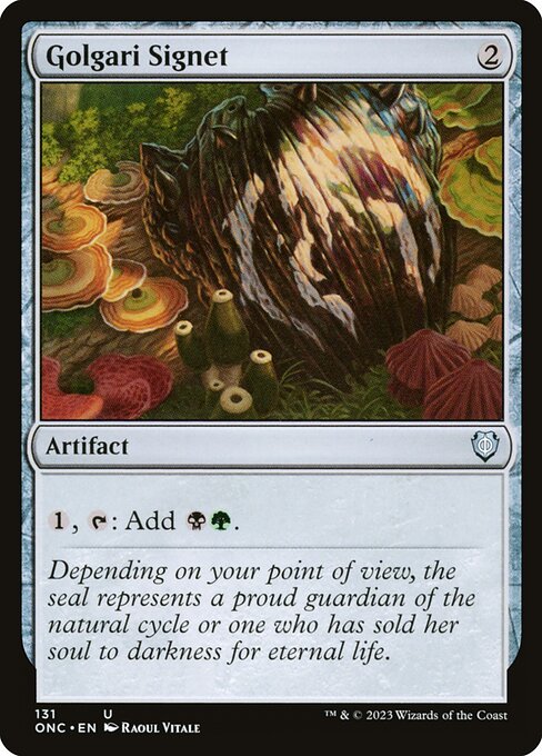 Golgari Signet (131) [Phyrexia: All Will Be One Commander]