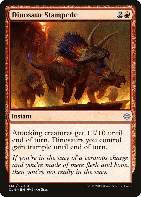Dinosaur Stampede (140) [Ixalan]