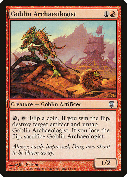 Goblin Archaeologist (63) [Darksteel]