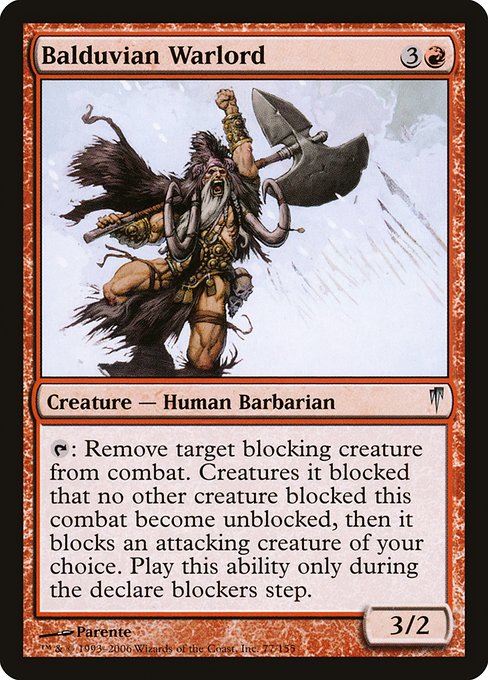 Balduvian Warlord (77) [Coldsnap]