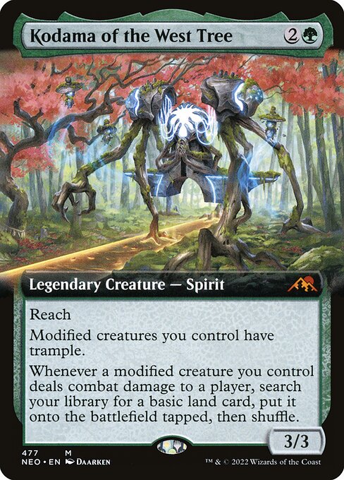 Kodama of the West Tree (477) [Kamigawa: Neon Dynasty] [Extended Art]