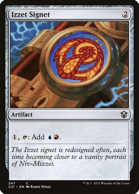 Izzet Signet (247) [Commander 2021]