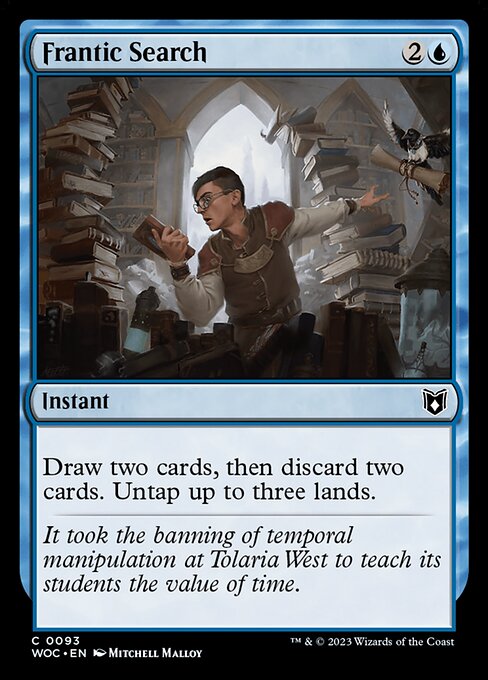 Frantic Search (93) [Wilds of Eldraine Commander]