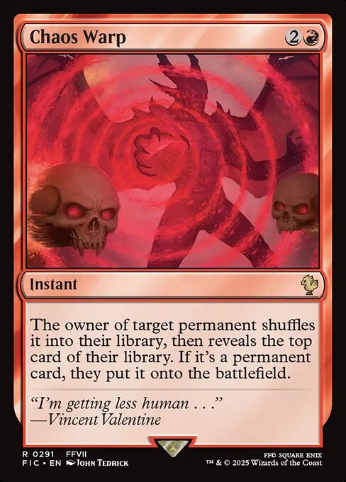 Chaos Warp (291) [Final Fantasy Commander]
