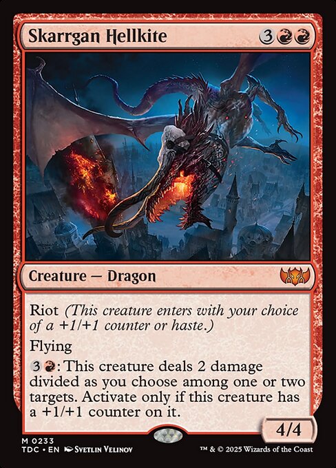 Skarrgan Hellkite (233) [Tarkir: Dragonstorm Commander]