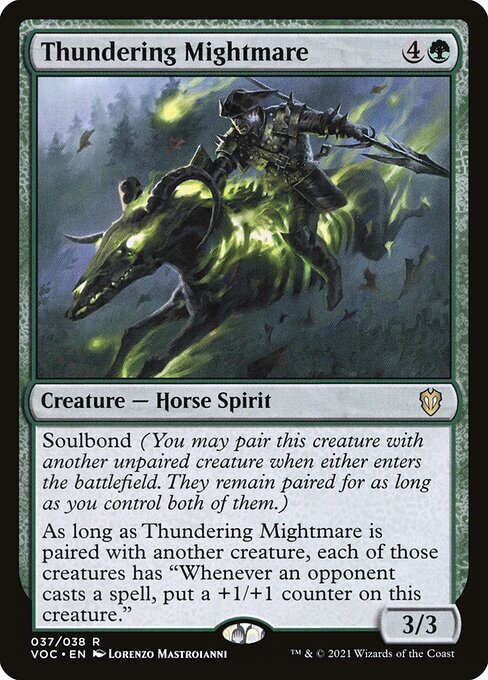 Thundering Mightmare (37) [Crimson Vow Commander]
