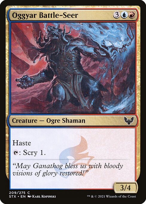 Oggyar Battle-Seer (209) [Strixhaven: School of Mages]
