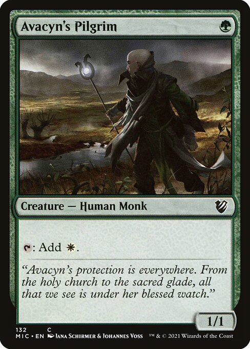 Avacyn's Pilgrim (132) [Midnight Hunt Commander]