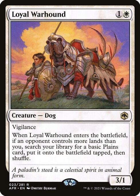 Loyal Warhound (23p) [Adventures in the Forgotten Realms Promos]