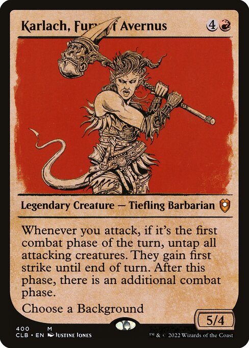 Karlach, Fury of Avernus (400) [Commander Legends: Battle for Baldur's Gate] [Showcase]