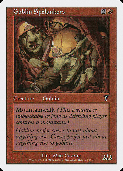 Goblin Spelunkers (193) [Seventh Edition]