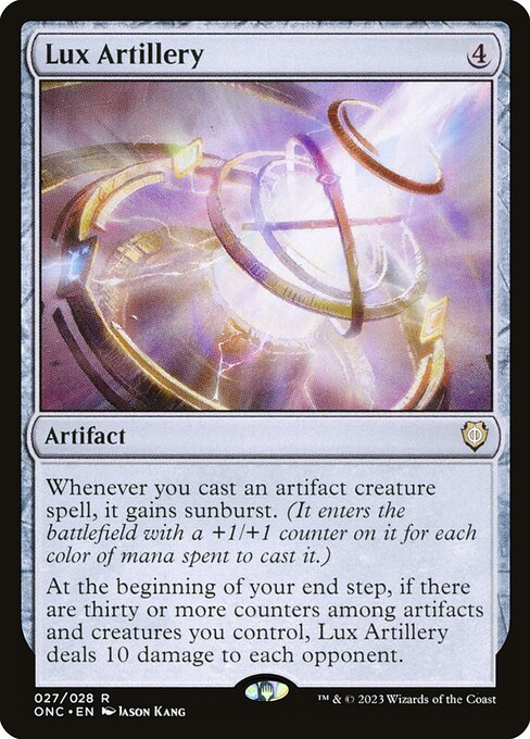 Lux Artillery (27) [Phyrexia: All Will Be One Commander]