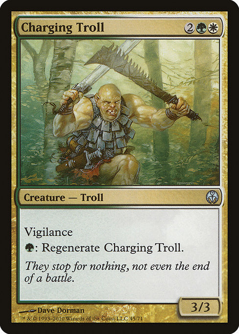 Charging Troll (45) [Duel Decks: Phyrexia vs. the Coalition]