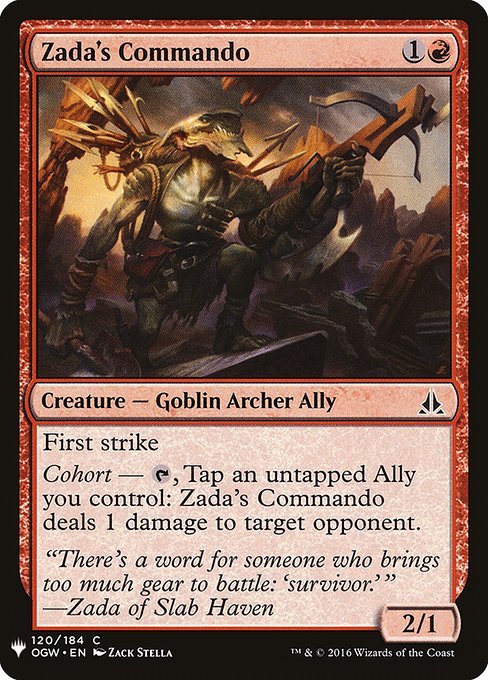 Zada's Commando (OGW-120) [The List]