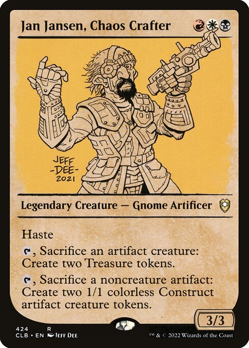 Jan Jansen, Chaos Crafter (424) [Commander Legends: Battle for Baldur's Gate] [Showcase]