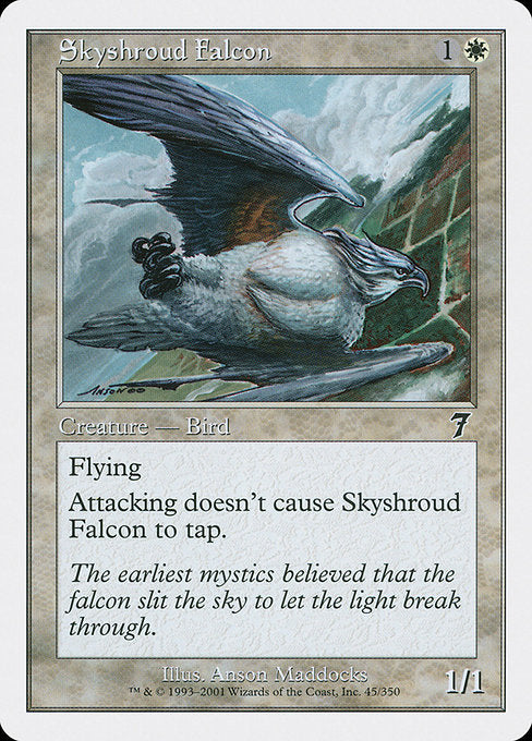Skyshroud Falcon (45) [Seventh Edition]
