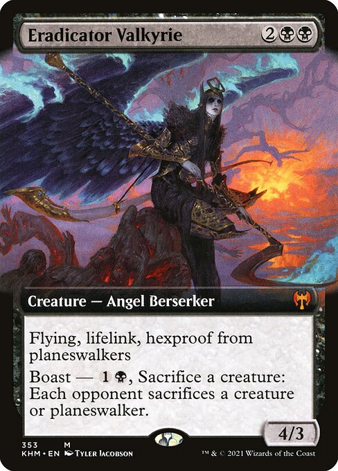 Eradicator Valkyrie (353) [Kaldheim] [Extended Art]