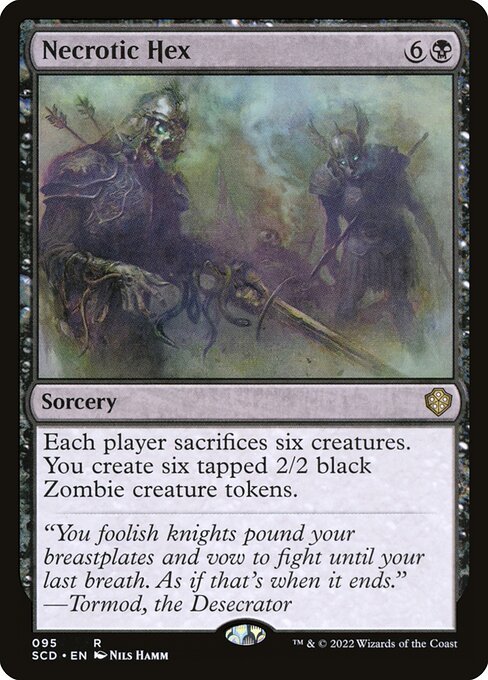 Necrotic Hex (95) [Starter Commander Decks]