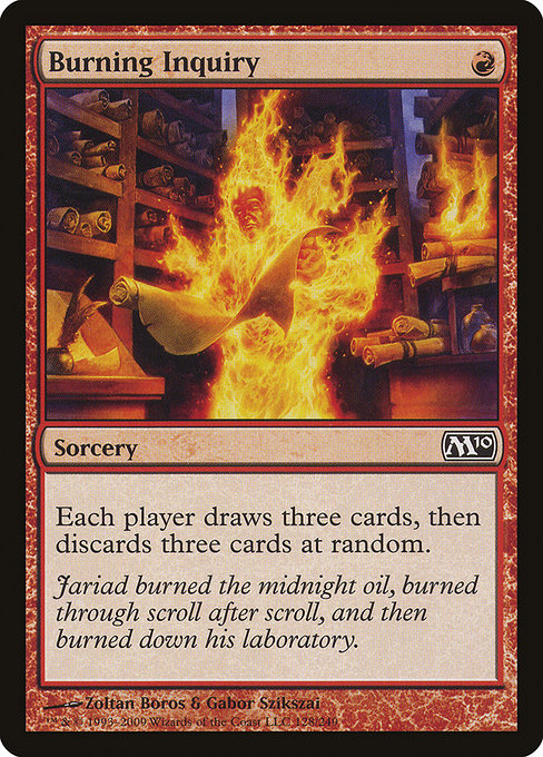 Burning Inquiry (128) [Magic 2010]