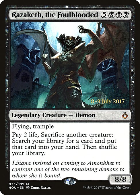 Razaketh, the Foulblooded (73s) [Hour of Devastation Promos]