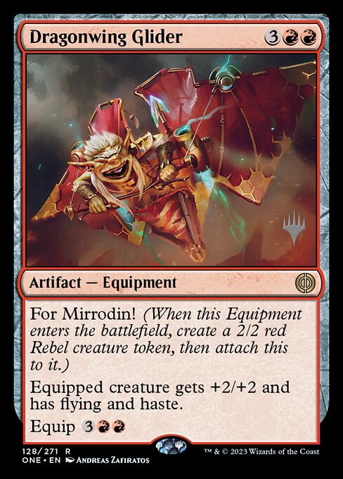 Dragonwing Glider (128p) [Phyrexia: All Will Be One Promos]