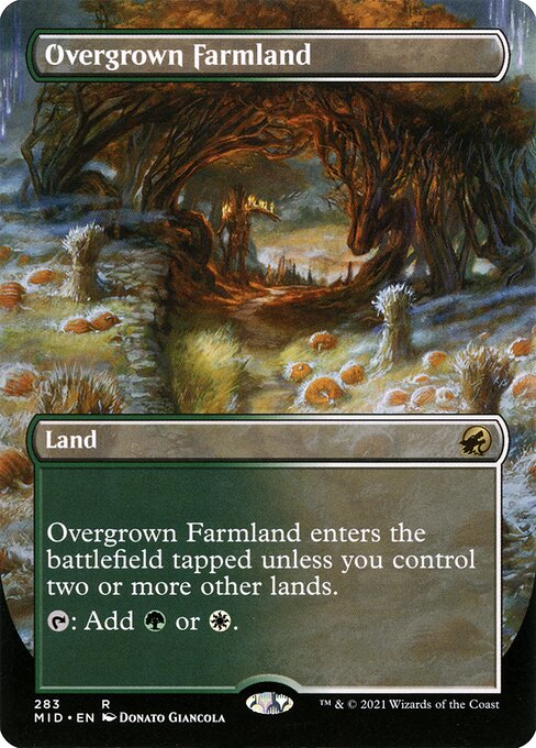 Overgrown Farmland (283) [Innistrad: Midnight Hunt] [Borderless]