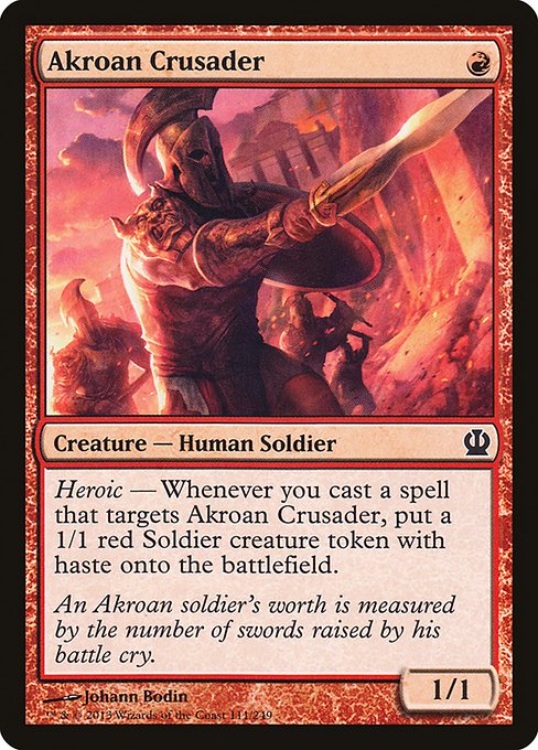 Akroan Crusader (111) [Theros]