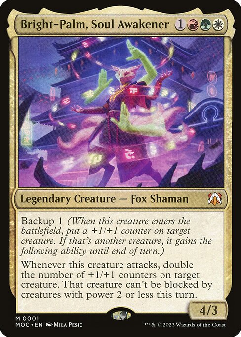 Bright-Palm, Soul Awakener (1) [March of the Machine Commander]