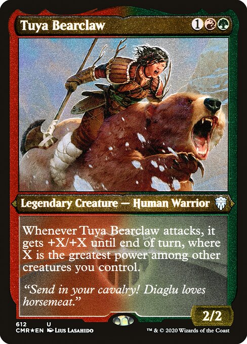 Tuya Bearclaw (612) [Commander Legends] [Etched]