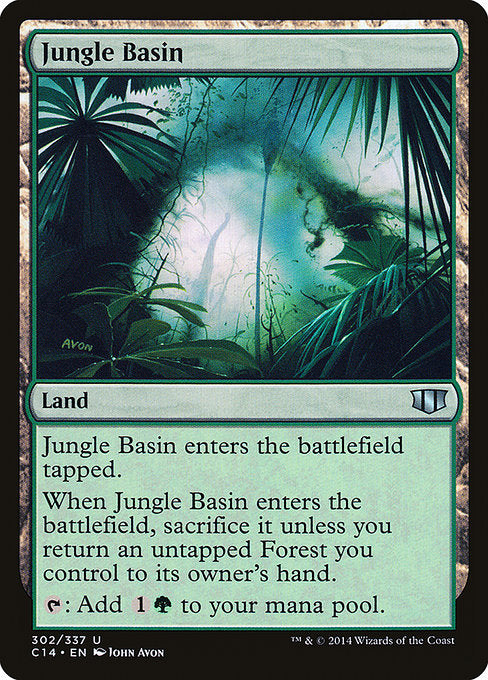 Jungle Basin (302) [Commander 2014]
