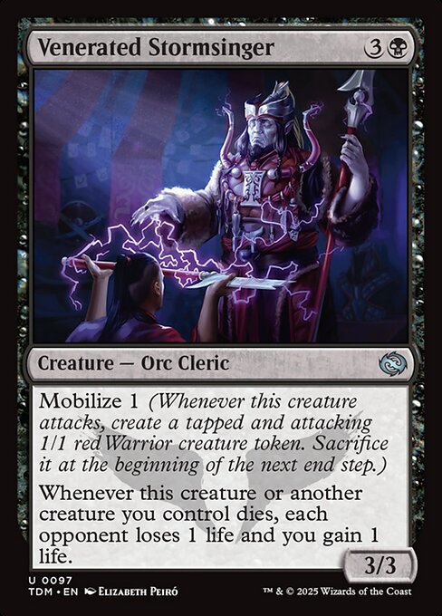 Venerated Stormsinger (97) [Tarkir: Dragonstorm]