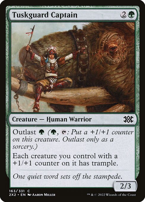 Tuskguard Captain (163) [Double Masters 2022]