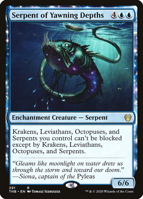 Serpent of Yawning Depths (291) [Theros Beyond Death]