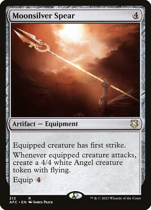 Moonsilver Spear (212) [Forgotten Realms Commander]