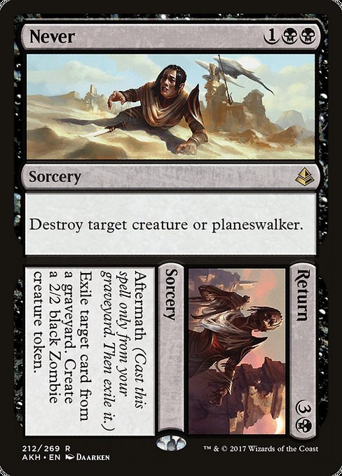 Never // Return (212) [Amonkhet]