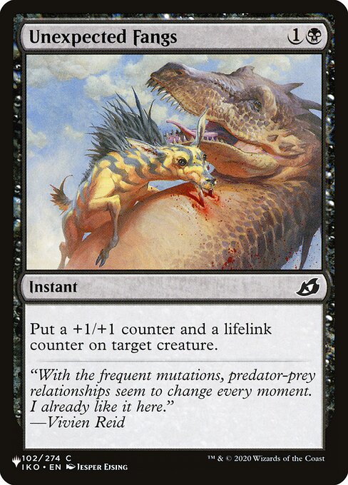 Unexpected Fangs (IKO-102) [The List]