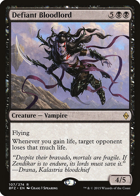 Defiant Bloodlord (107) [Battle for Zendikar]