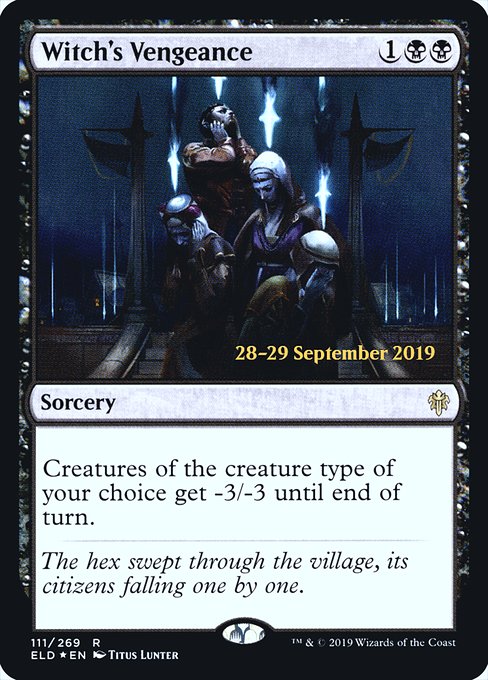 Witch's Vengeance (111s) [Throne of Eldraine Promos]